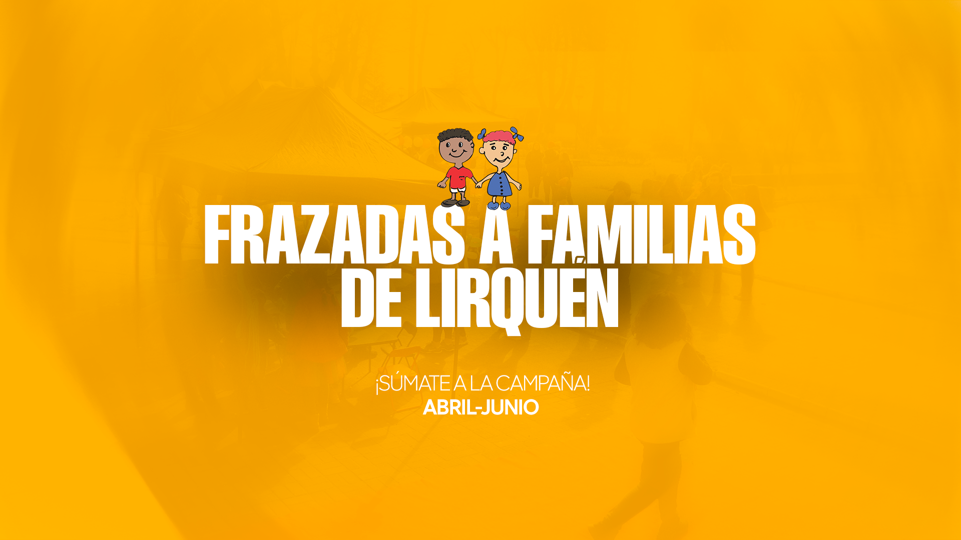 banner frazadas a familias